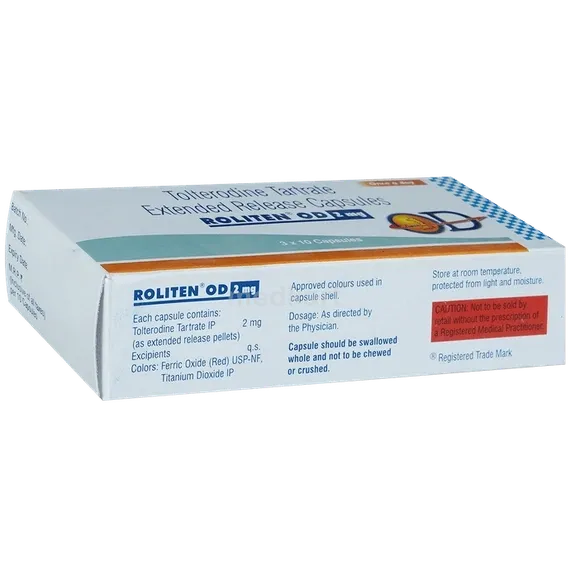 roliten od 2mg capsule 10's